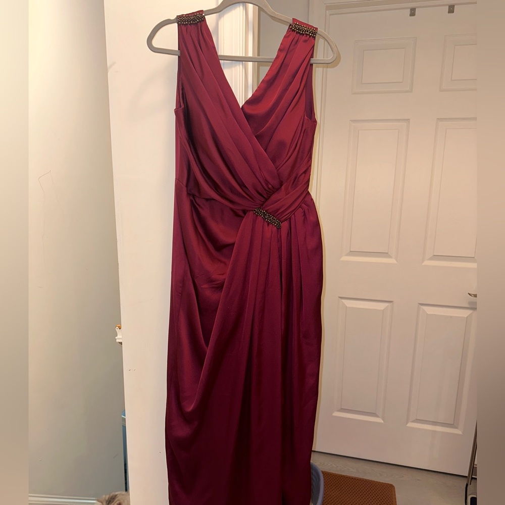 Red Silk Gown